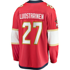 NHL Red Eetu Luostarinen Florida Panthers Fanatics Home Breakaway Player Jersey