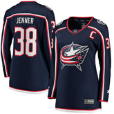 NHL Navy Boone Jenner Columbus Blue Jackets Women's Home Breakaway Player Jersey
