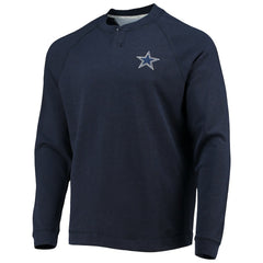 Sunset Slub Raglan Henley Long Sleeve T-Shirt - Dallas Cowboys