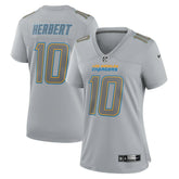 Justin Herbert Women's Atmosphere Fashion Game Jersey - Los Angeles Chargers