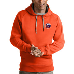 NHL Orange New York Islanders Antigua Victory Pullover Hoodie