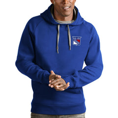 NHL Blue New York Rangers Antigua Team Victory Pullover Hoodie