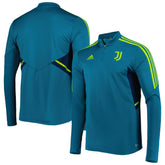 Juventus Team Training AEROREADY Quarter-Zip Top - Adidas Teal