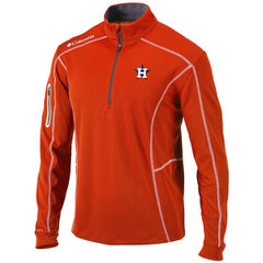 MLB Houston Astros Columbia Shotgun Omni-Wick Quarter-Zip Pullover Jacket
