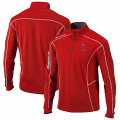 MLB Los Angeles Angels Columbia Shotgun Omni-Wick Quarter-Zip Pullover Jacket