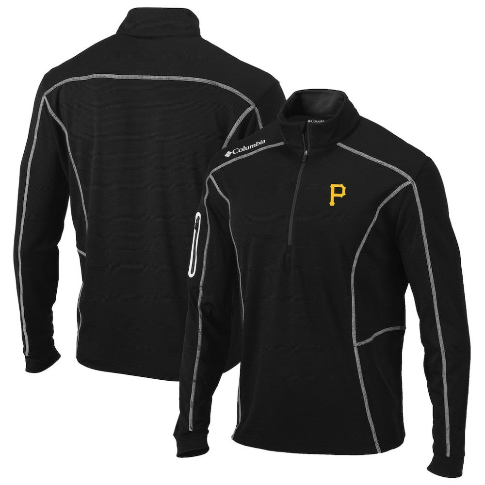MLB Pittsburgh Pirates Columbia Shotgun Omni-Wick Quarter-Zip Pullover Jacket