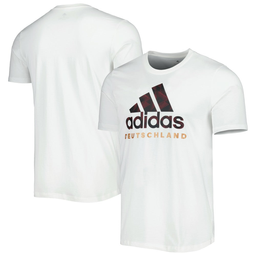 Germany National Team DNA Graphic T-Shirt - Adidas White