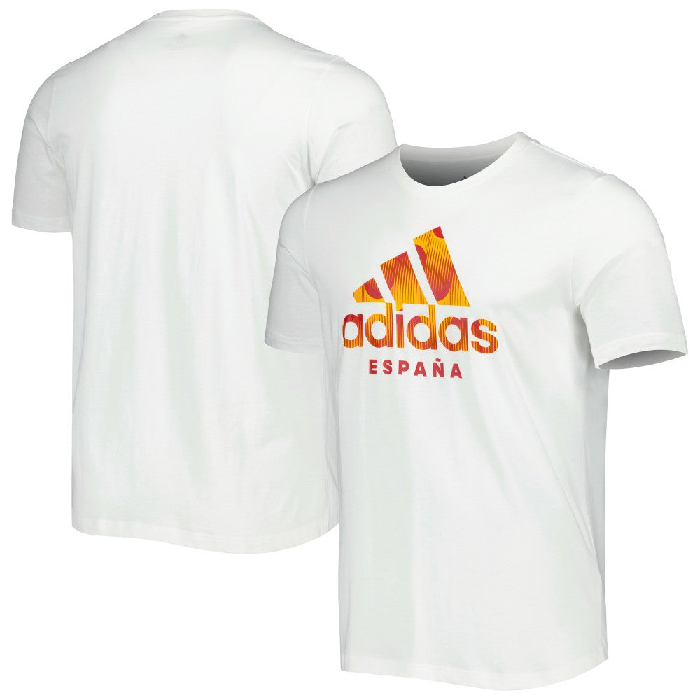 Spain National Team DNA Graphic T-Shirt - Adidas White