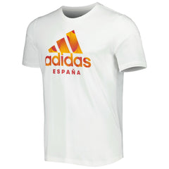 Spain National Team DNA Graphic T-Shirt - Adidas White