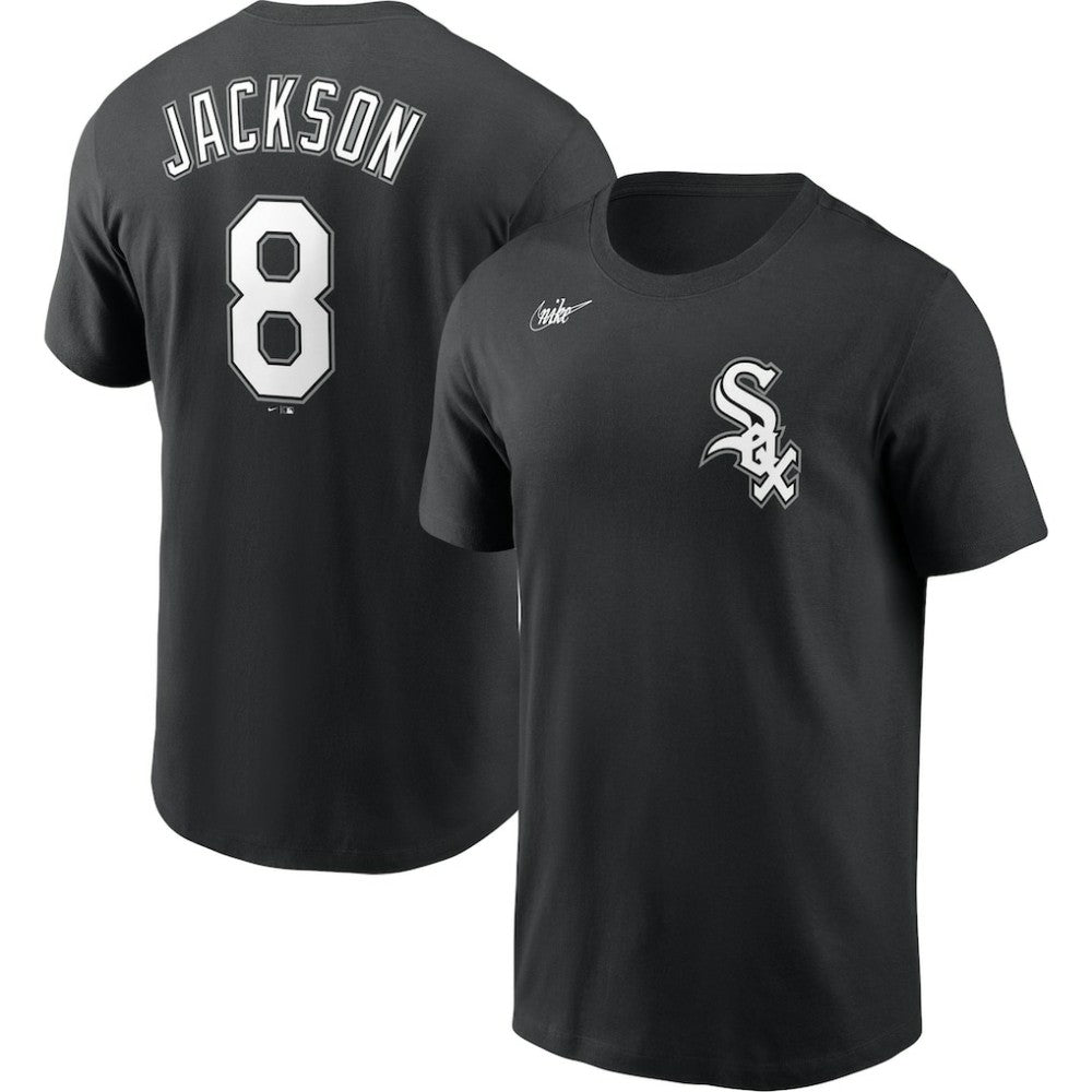 MLB Bo Jackson Chicago White Sox Nike Cooperstown Collection Name & Number T-Shirt