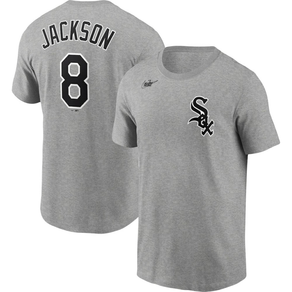 MLB Bo Jackson Chicago White Sox Nike Cooperstown Collection Name & Number T-Shirt