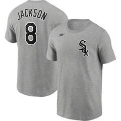 MLB Bo Jackson Chicago White Sox Nike Cooperstown Collection Name & Number T-Shirt