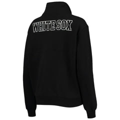 MLB Chicago White Sox The Wild Collective Women's Two-Hit Quarter-Zip Pullover Top