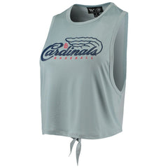 MLB St. Louis Cardinals The Wild Collective Women's Open Back Twist-Tie Tank Top