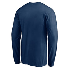 NHL Deep Sea Blue Seattle Kraken Gradient Logo Long Sleeve T-Shirt
