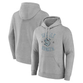 NHL Heathered Gray Seattle Kraken Heritage Pullover Hoodie