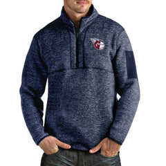 MLB Cleveland Guardians Antigua Fortune Quarter-Zip Pullover Jacket