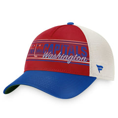 NHL Red/Royal Washington Capitals Fanatics True Classic Retro Trucker Snapback Hat