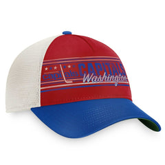 NHL Red/Royal Washington Capitals Fanatics True Classic Retro Trucker Snapback Hat