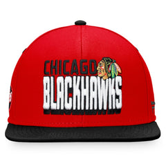 NHL Red/Black Chicago Blackhawks Fanatics Heritage Retro Two-Tone Snapback Hat