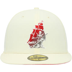 Chrome Color Dim 59FIFTY Fitted Hat - Tampa Bay Buccaneers