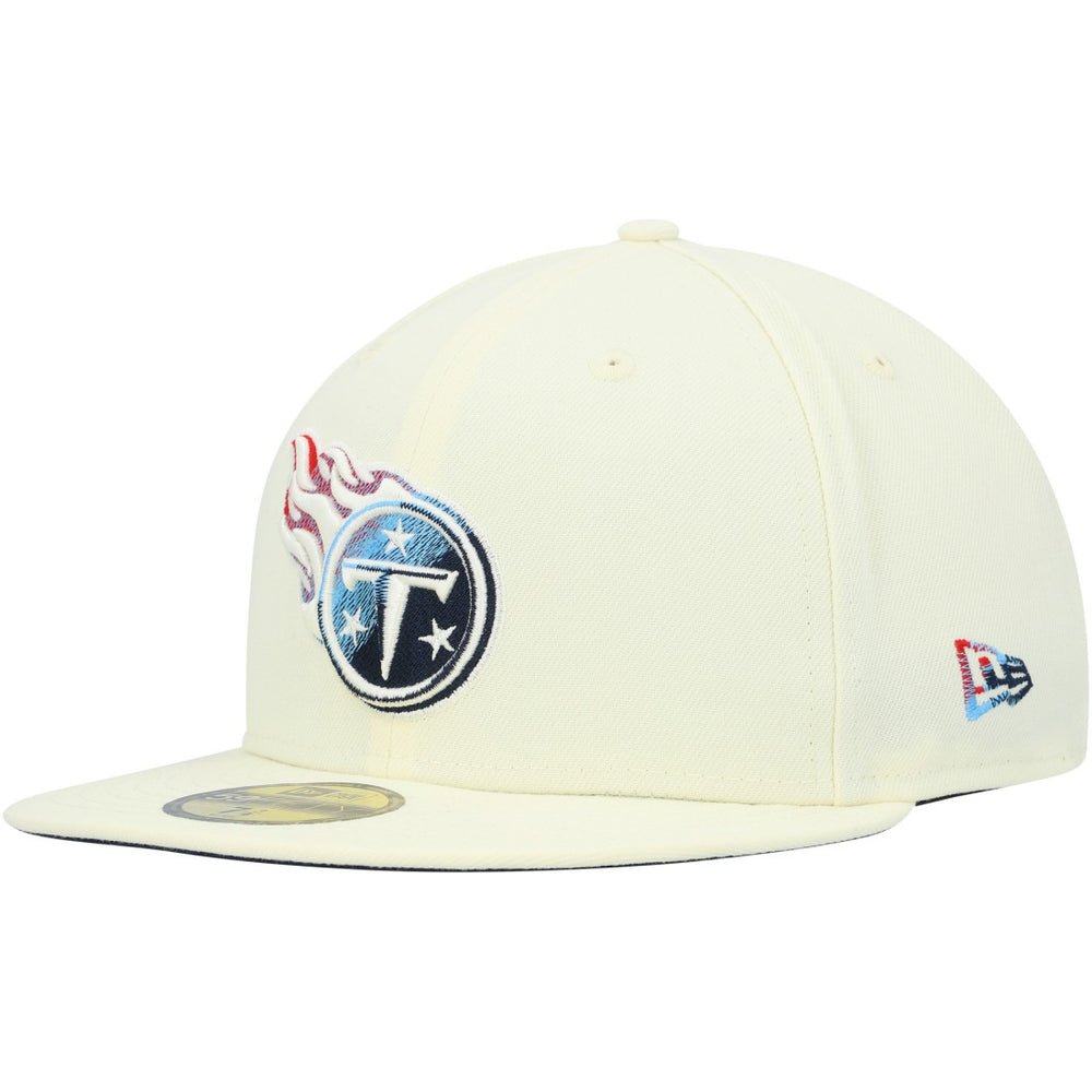 Chrome Color Dim 59FIFTY Fitted Hat - Tennessee Titans