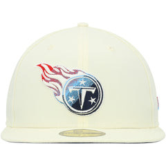Chrome Color Dim 59FIFTY Fitted Hat - Tennessee Titans