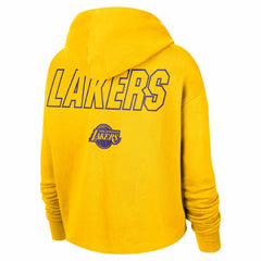 NBA Los Angeles Lakers Women's Courtside Cropped Pullover Hoodie