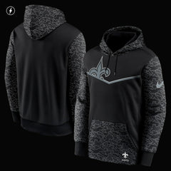 RFLCTV Chevron Pullover Hoodie - New Orleans Saints