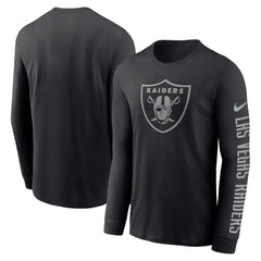 RFLCTV Name and Logo T-Shirt - Las Vegas Raiders
