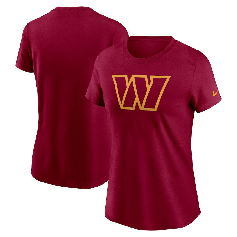 Women's Logo Cotton Essential T-Shirt - Washington Commanders