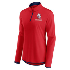 MLB St. Louis Cardinals Fanatics Women's Worth The Drive Quarter-Zip Jacket