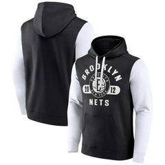 NBA Brooklyn Nets Attack Colorblock Pullover Hoodie