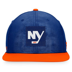 NHL Royal/Orange New York Islanders Fanatics Authentic Pro Alternate Logo Snapback Hat