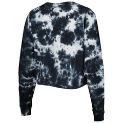 NBA Brooklyn Nets Women's Tie Dye Cropped Long Sleeve T-Shirt