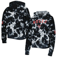NBA Chicago Bulls Women's Brushed Cotton Tie-Dye Pullover Hoodie sale