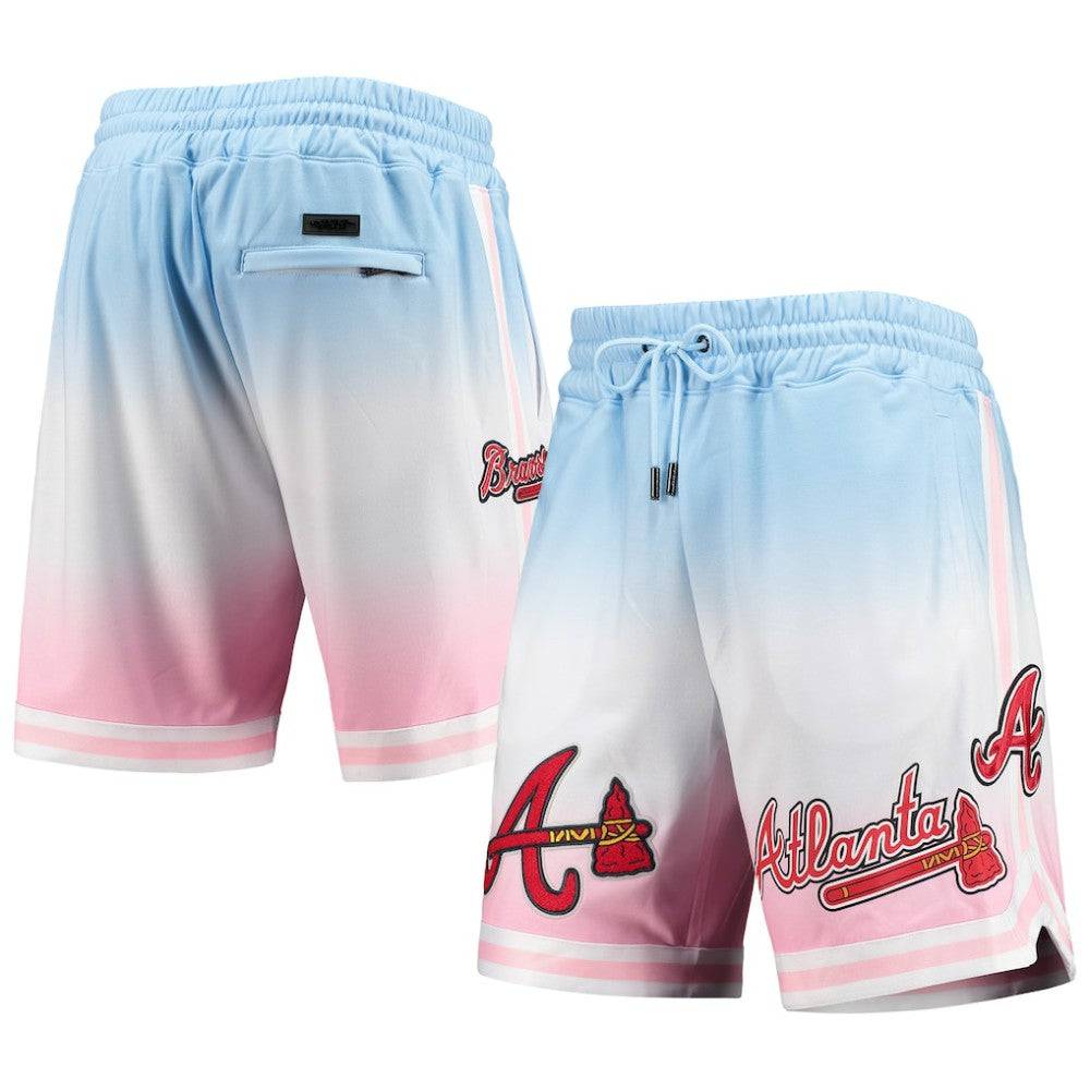 MLB Atlanta Braves Pro Standard Team Logo Pro Ombre Shorts