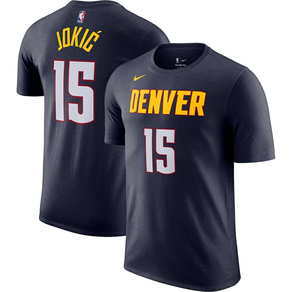 NBA Nikola Jokic Denver Nuggets Icon 2022/23 Name & Number T-Shirt sale