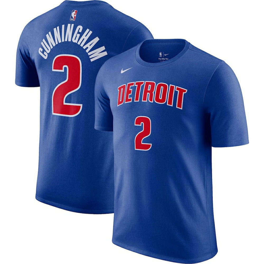 NBA Cade Cunningham Detroit Pistons Icon 2022/23 Name & Number T-Shirt sale