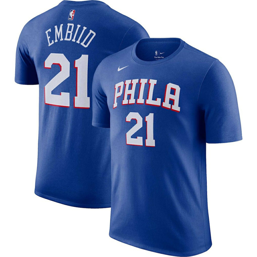 NBA Joel Embiid Philadelphia 76ers Icon 2022/23 Name & Number T-Shirt