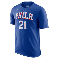 NBA Joel Embiid Philadelphia 76ers Icon 2022/23 Name & Number T-Shirt