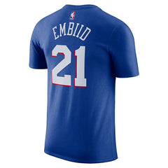 NBA Joel Embiid Philadelphia 76ers Icon 2022/23 Name & Number T-Shirt