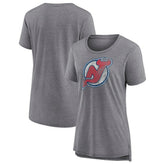 NHL Heather Gray New Jersey Devils Fanatics Women's Special Edition 2.0 Modern T-Shirt