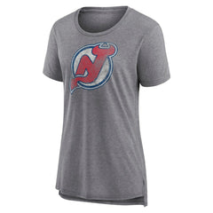 NHL Heather Gray New Jersey Devils Fanatics Women's Special Edition 2.0 Modern T-Shirt