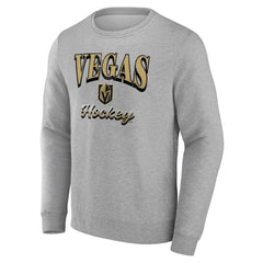 NHL Heather Gray Vegas Golden Knights Fanatics Special Edition 2.0 Pullover Sweatshirt