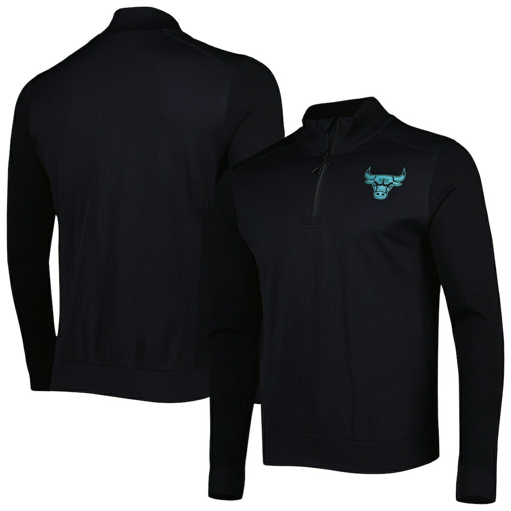 NBA Chicago Bulls Levelwear Nano Engineered Knit Fabric Quarter-Zip Jacket