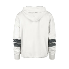 NBA Brooklyn Nets '47 Women's Emerson Stripe Cropped Pullover Hoodie