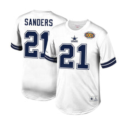 Deion Sanders Retired Player Name & Number Mesh Top - Dallas Cowboys