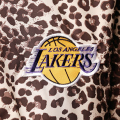 NBA Los Angeles Lakers DKNY Sport Women's Gabriella Windbreaker Half-Zip Hoodie