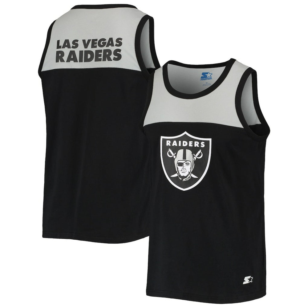 Starter Team Touchdown Fashion Tank Top - Las Vegas Raiders